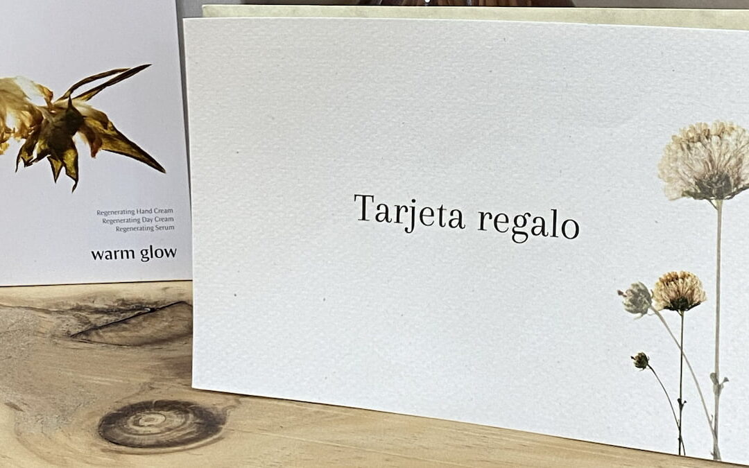 Tarjeta regalo para masaje Pressel y facial Dr. Hauschka en Sitges